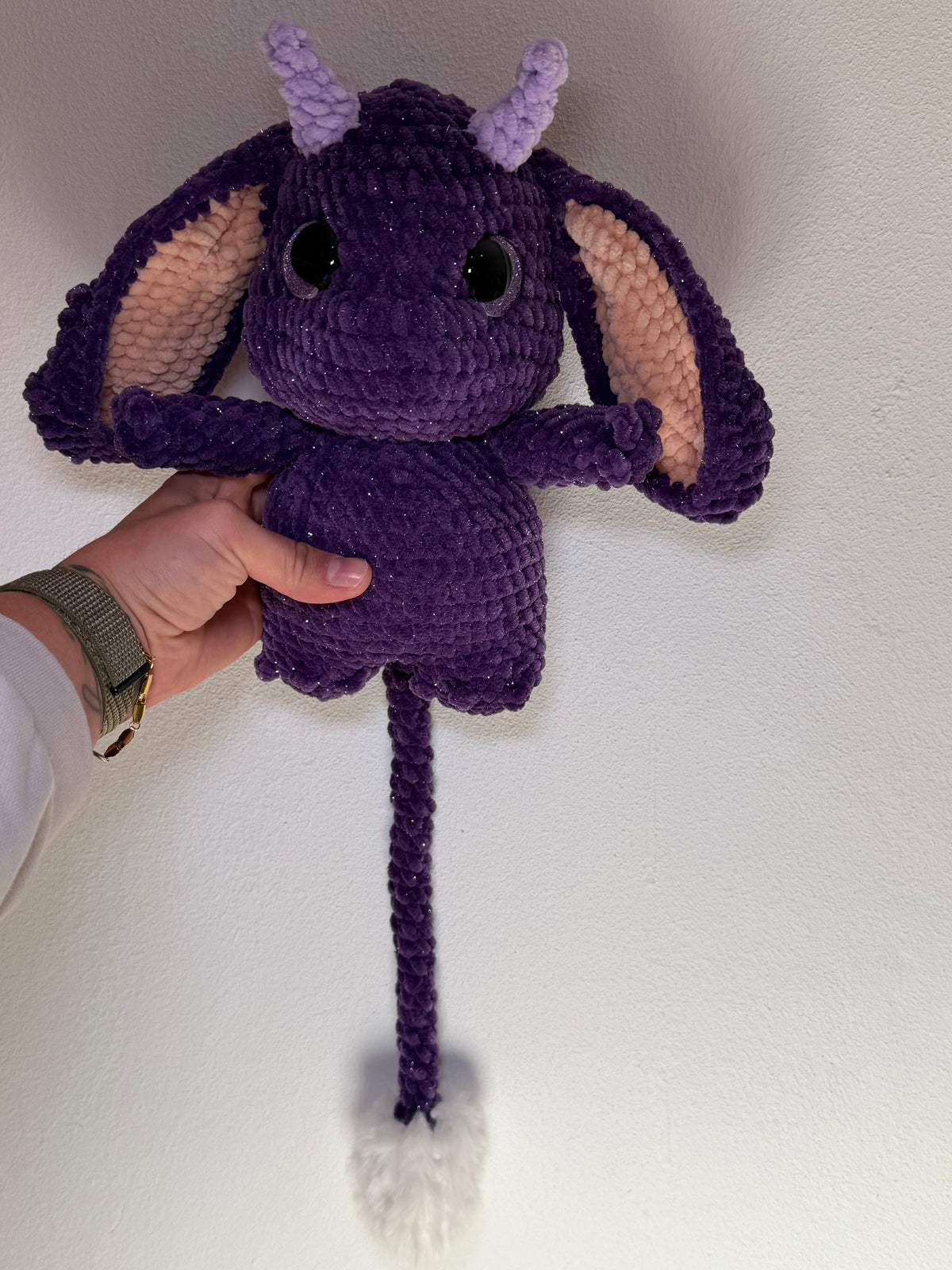 Gehäkelter Waldgeist „Lior“ 21 cm – Handgemachtes Amigurumi