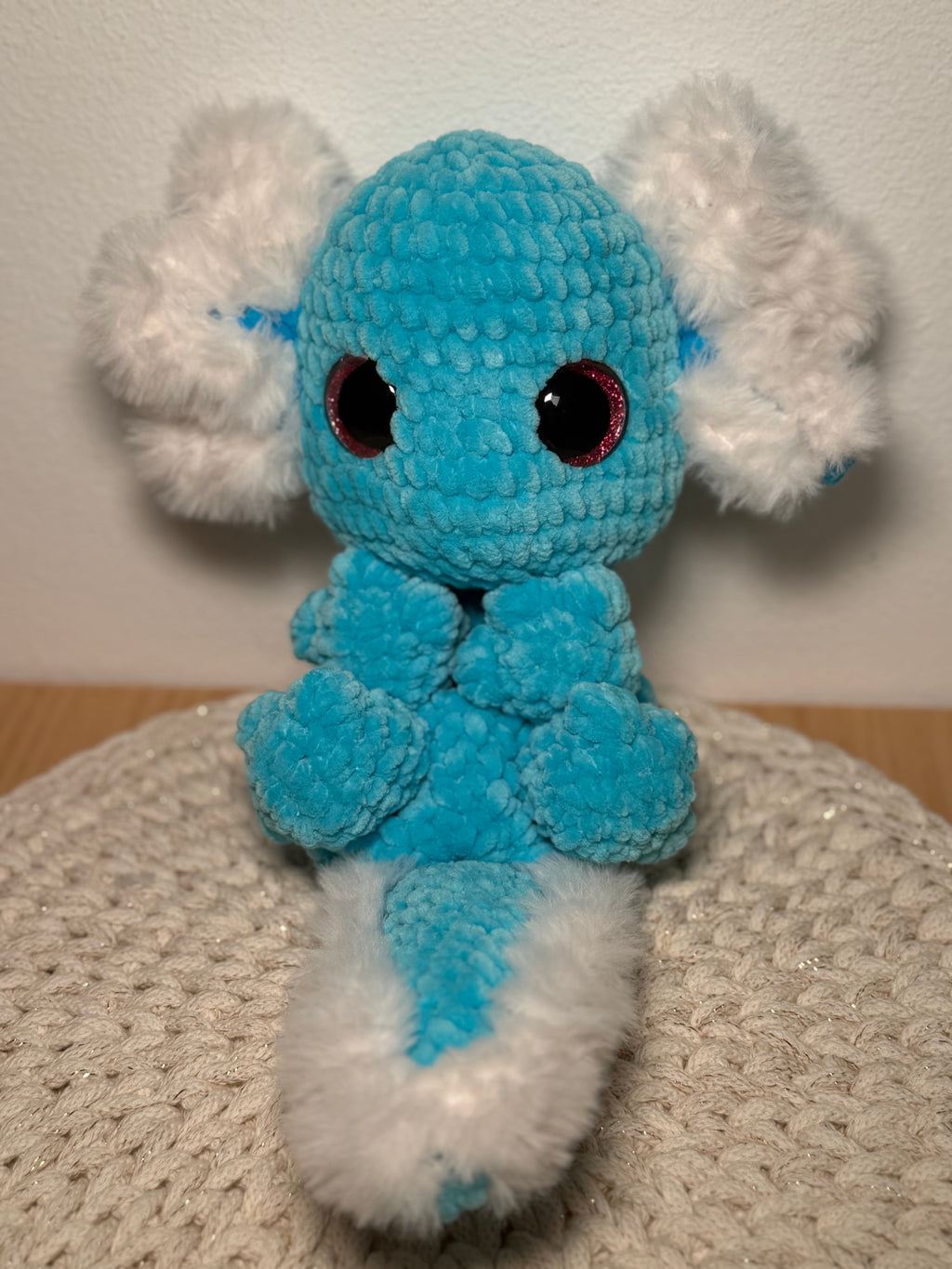 🌸 Gehäkeltes Axolotl – Handgemachtes Amigurumi  🧶💖