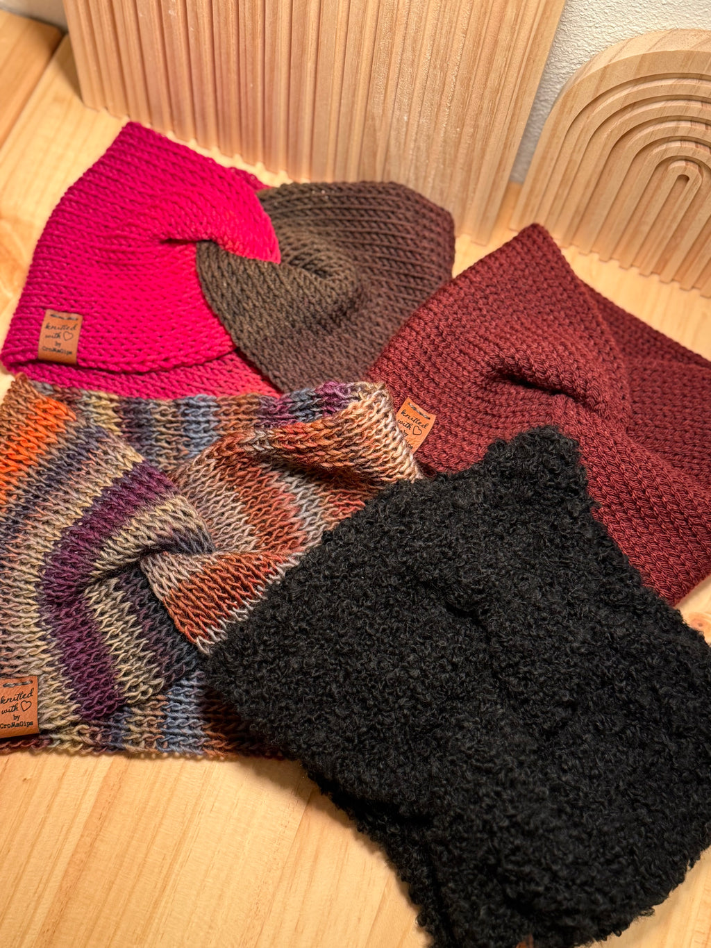 🧶 Gestrickte Stirnbänder – jedes ein Unikat