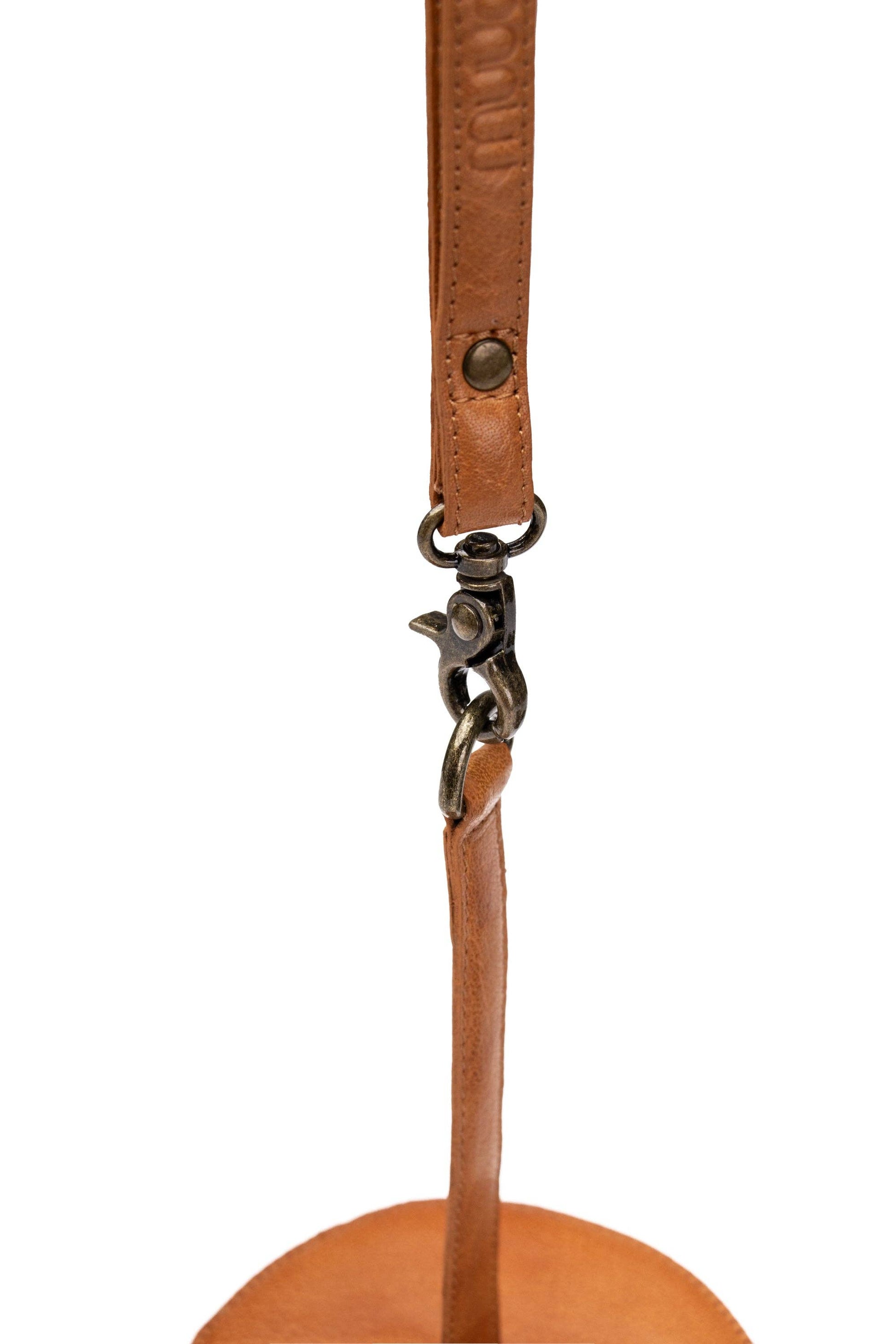 Gyrit Garnhalter mit praktischem Lederarmband: Schwarz / Eine Größe