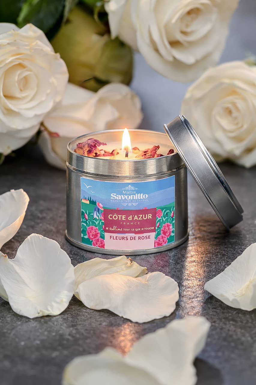 Rosa Kerze x Französische Riviera, Frankreich
