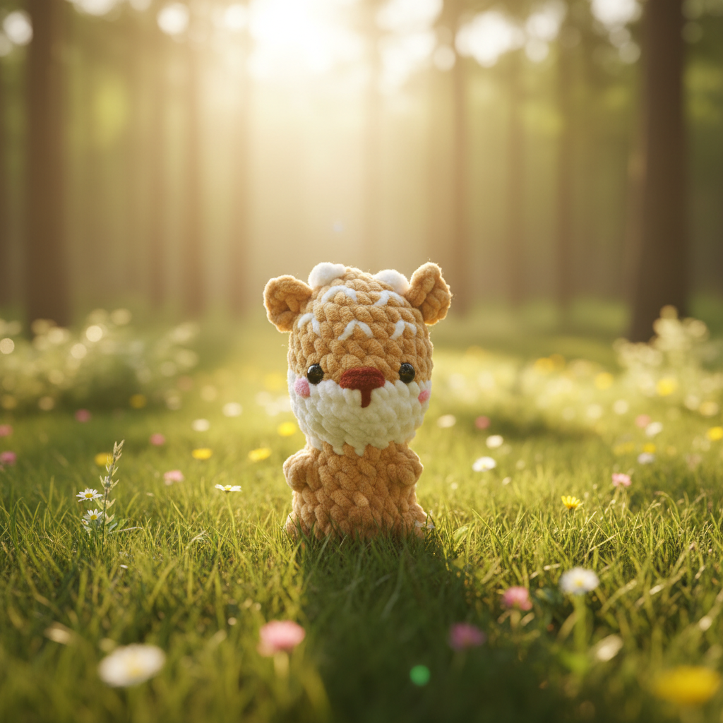 Reh – handgehäkeltes Mini Amigurumi