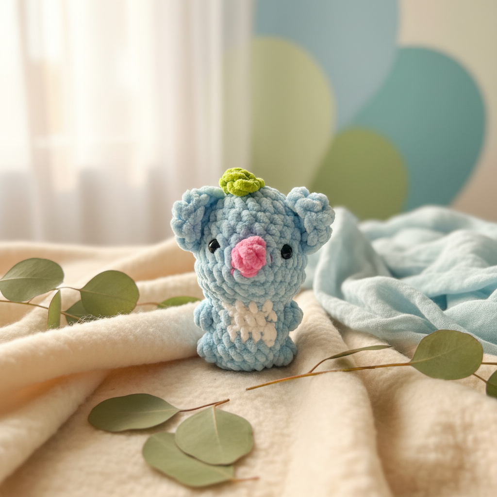 Koala – handgehäkeltes Mini Amigurumi