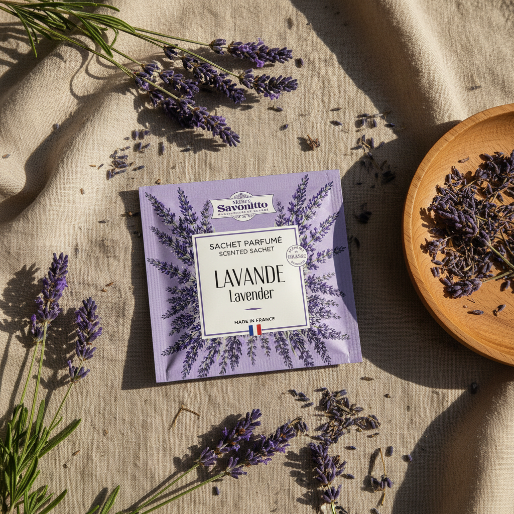 Lavendel Duftsäckchen – Cozy Hintergrund