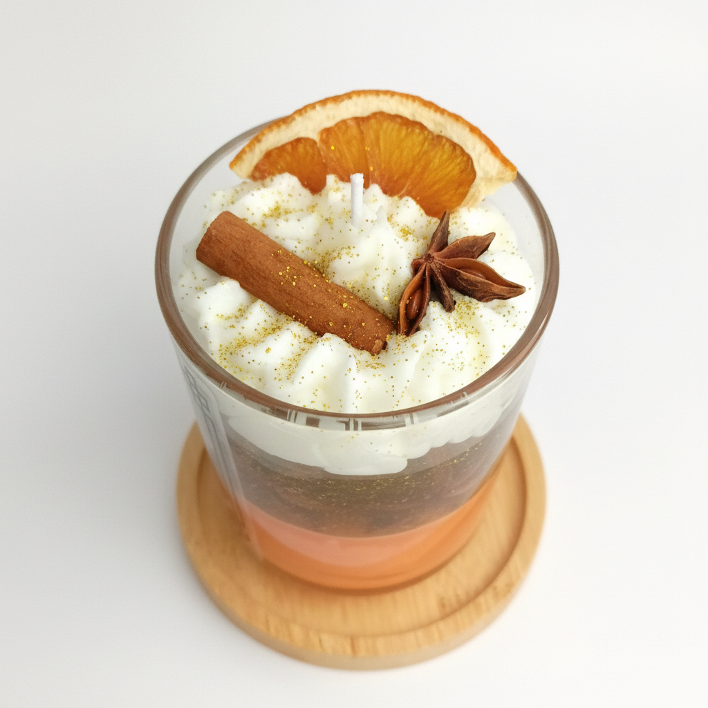 Zimt Orange Kerze 4